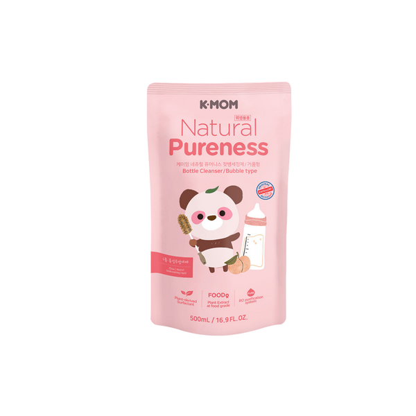  Kmom - Nước rửa bình & rau quả hữu cơ Hàn Quốc túi 500ml 