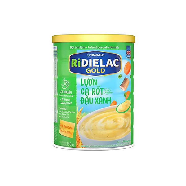 Bột ăn dặm Ridielac vị lươn cà rốt đậu xanh (350g) 