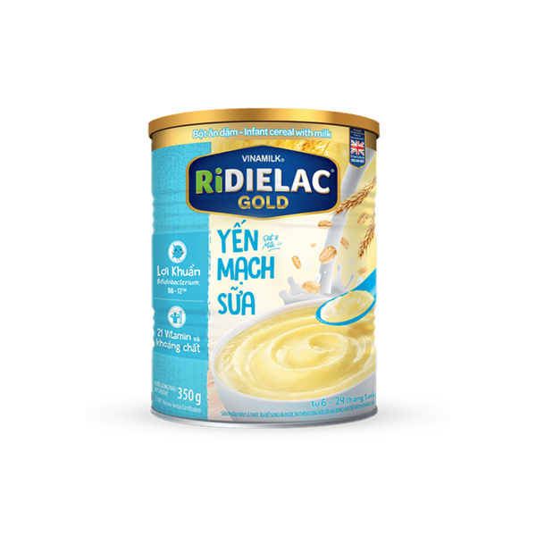  Bột ăn dặm Ridielac vị yến mạch sữa (350g) 