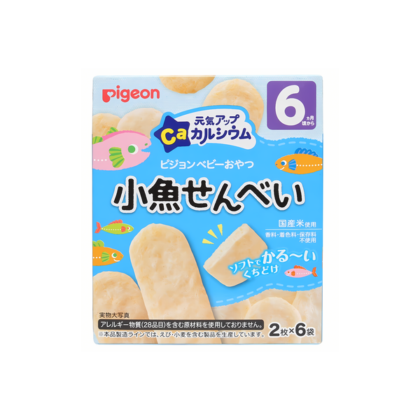  Bánh ăn dặm Pigeon 6M vị cá (24g) 