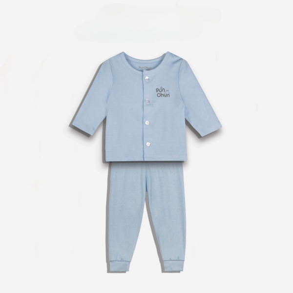  Chaang - Bộ dài cúc giữa Punchun xanh biển 3M 