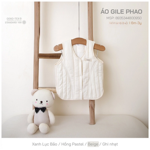  Hrnee - ÁO PHAO GILE Vanilla 