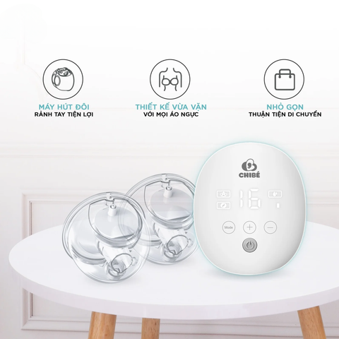  Máy hút sữa đôi rảnh tay Chibe CB010 