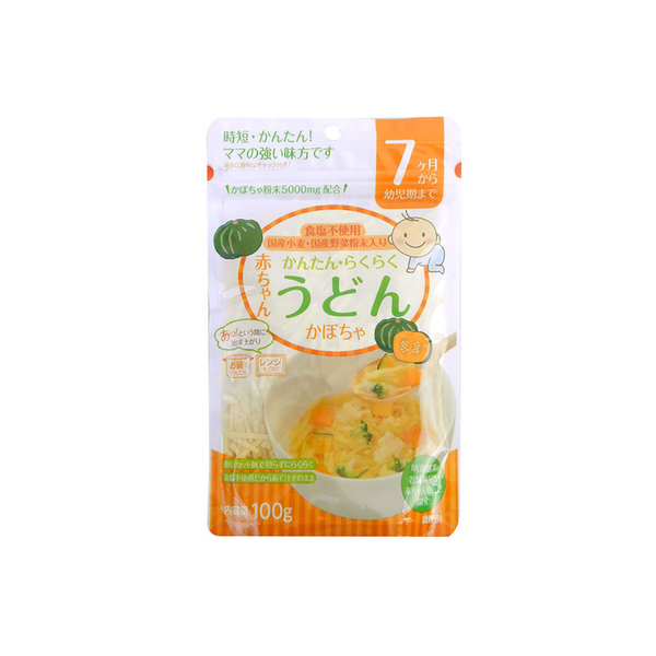  Mì udon tách muối Tanabiki vị bí ngô 7M+ (100g) 