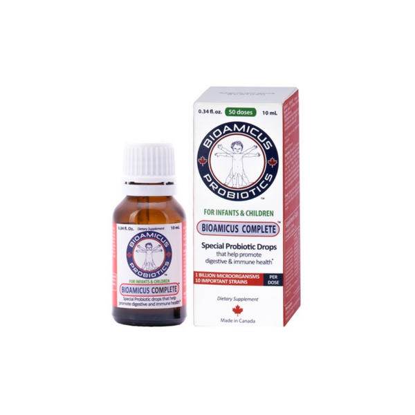  Men 10 chủng Bioamicus Complete hỗ trợ cải thiện hệ vi sinh đường ruột, giảm rối loạn tiêu hóa (10ml) 