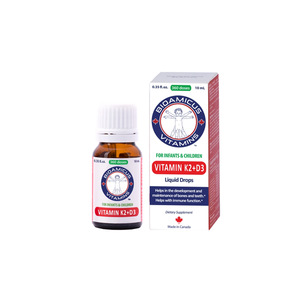  Vitamin K2+D3 Biomicus For Infants And Children hỗ trợ tốt cho xương, răng của bé (10ml) 
