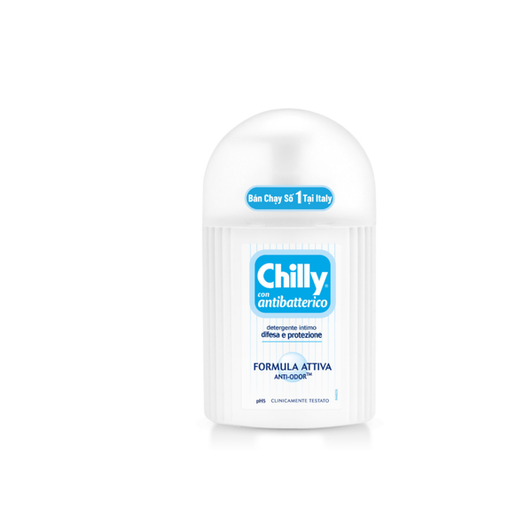  Dung dịch vệ sinh phụ nữ Chilly Protect xanh dương loại kháng viêm (200ml) 