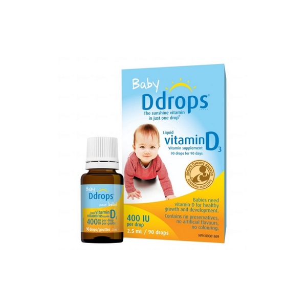  Vitamin D3 Baby D Drops 0-12M (90 giọt) 