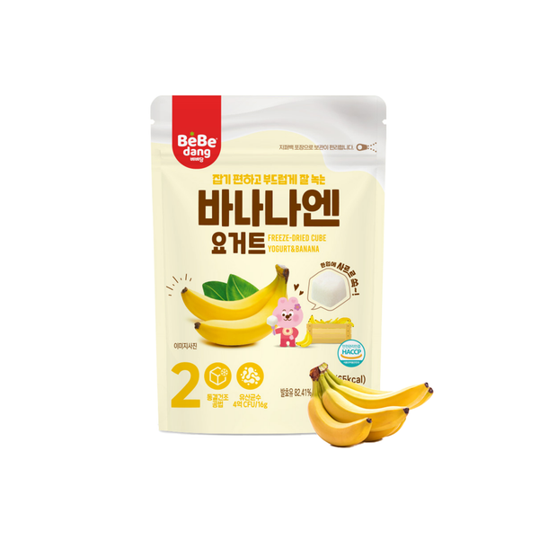  Sữa chua sấy Bebedang vị chuối 6M+ (16g) 