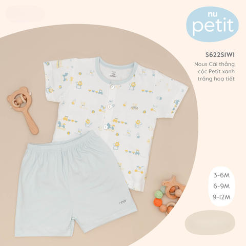  Nous - CTC Petit xanh trắng hoạ tiết 3M 