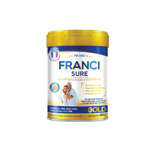  Sữa bột Franci Sure Gold (800g) 