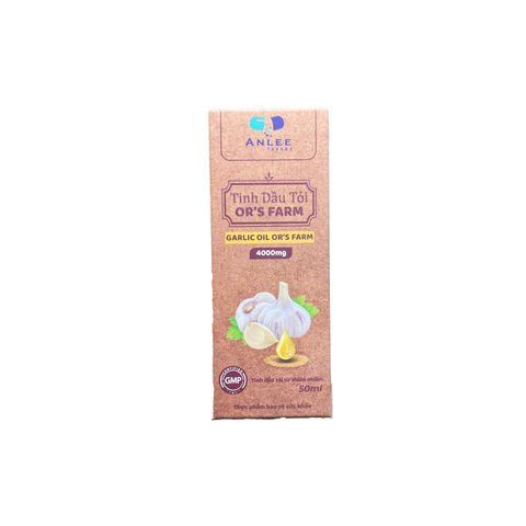  Tinh dầu tỏi Or's Farm tăng đề kháng hô hấp cho trẻ (30ml) 