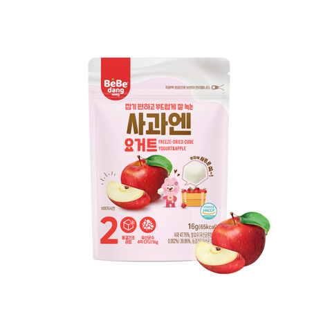  Sữa chua sấy Bebedang vị táo 6M+ (16g) 