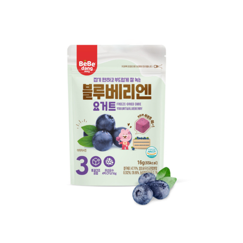  Sữa chua sấy Bebedang vị việt quất 6M+ (16g) 