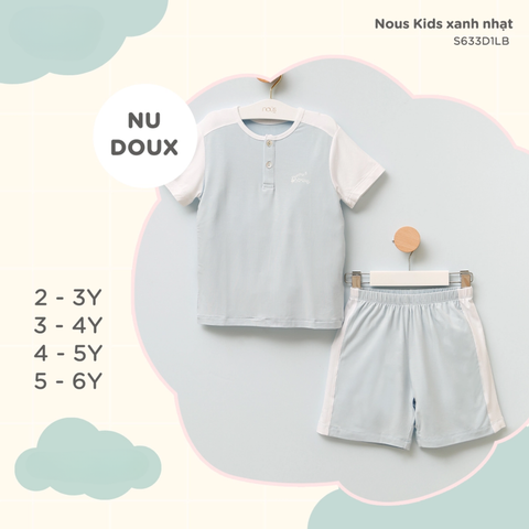  Nous - Bộ kids xanh nhạt 4Y 