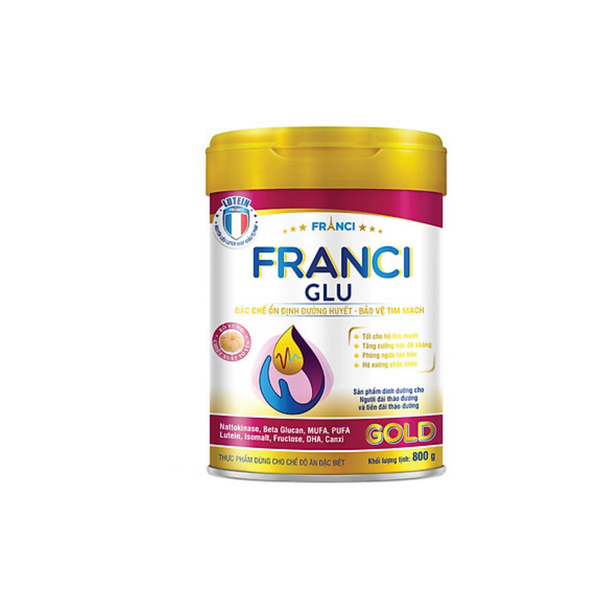  Sữa bột Franci Glu Gold cho người tiểu đường (800g) 