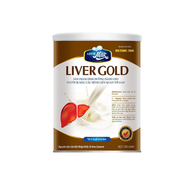  Sữa bột Lotte Milk Liver Gold (750g) 