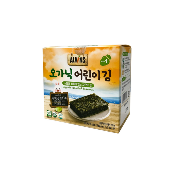  Rong biển hữu cơ tách muối cho bé Alvins 8M+ (15g) 