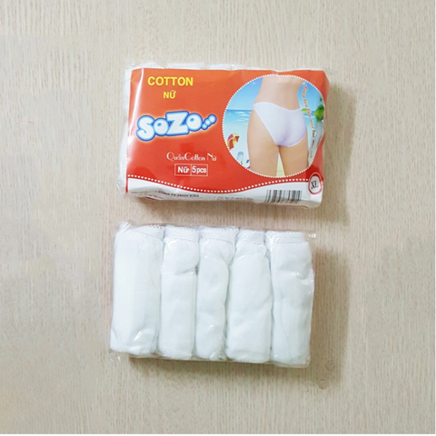  Quần lót giấy SoZo…(Bịch 5c), size XL 