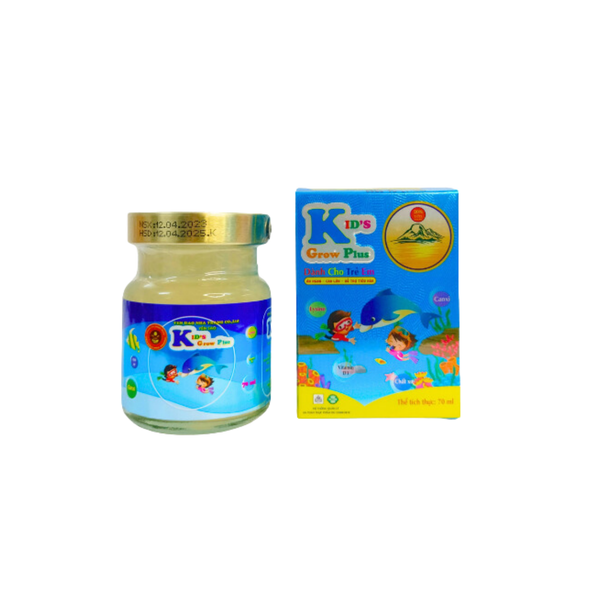  Yến lọ đơn Kid's Grow Plus vị vani 6M+ (70ml) 