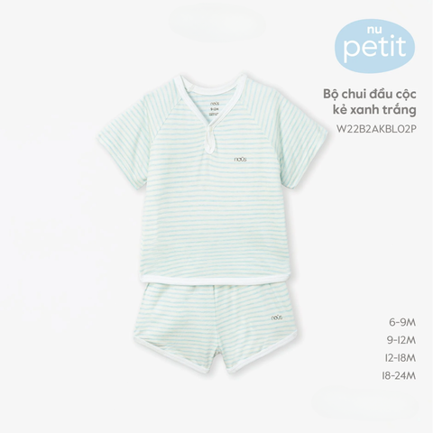  BỘ CHUI ĐẦU CỘC KẺ MÀU XANH TRẮNG 12M 