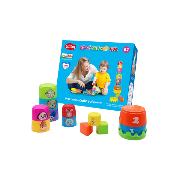  Duka - Bộ đồ chơi xếp cốc 