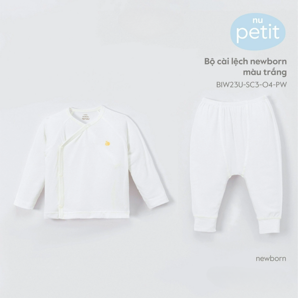  Bộ cài lệch NB màu trắng 