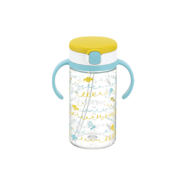  Richell - Cốc ống hút ( Xanh hải quân ) 320 ml 