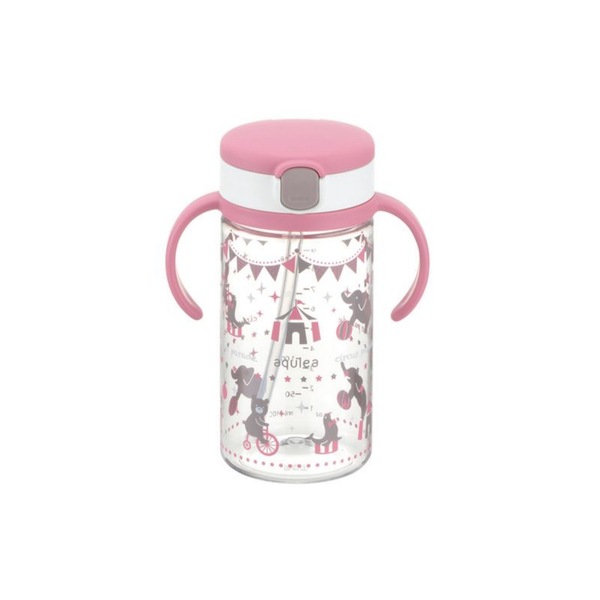  Richell - Cốc ống hút ( hồng ) 320 ml 