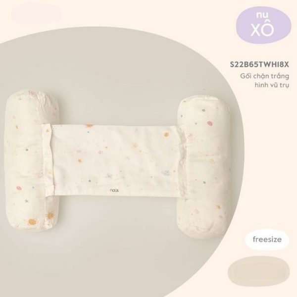  Gối chặn trắng hình vũ trụ FS 