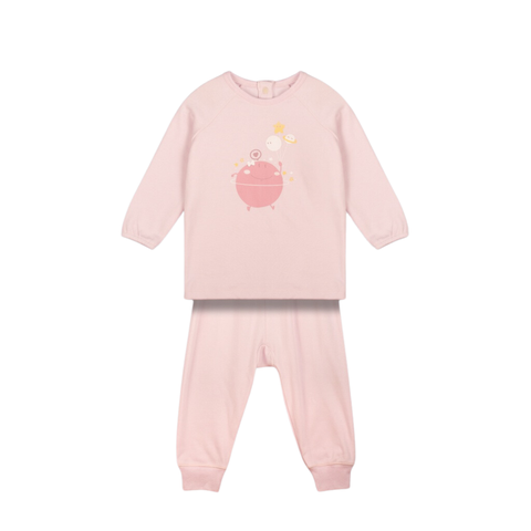  Chaang - Bộ dài raglan Cosmos tím lavender 5Y 