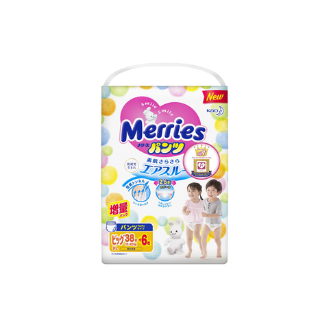  Bỉm Merries quần XL38+6 