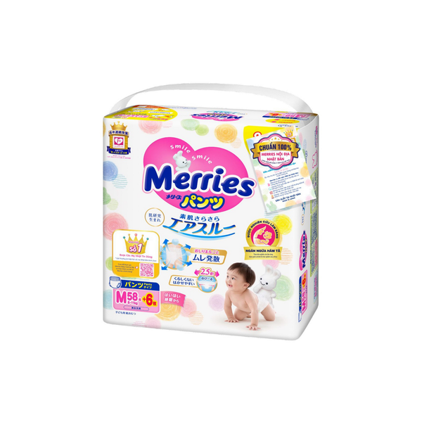  Merries - Bỉm quần M58+6 