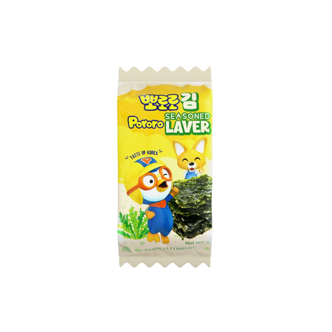  Rong biển ăn liền Pororo vị truyền thống 12M+ (4g x 3 gói) 