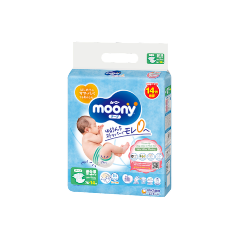  Bỉm dán Moony NB76 
