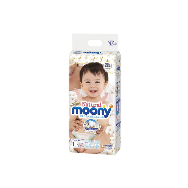  Moony Natural - Bỉm dán L38 
