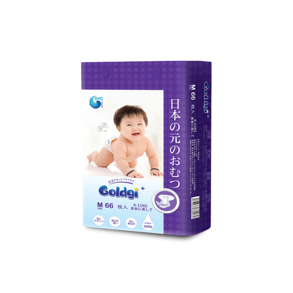  Bỉm dán cao cấp Goldgi + size M66 