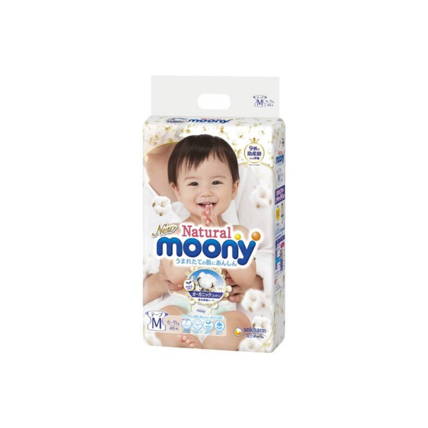  Moony Natural - Bỉm dán M46 