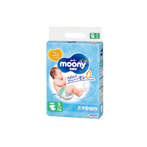  Tã dán Moony Xanh tiêu chuẩn (TC) S70 
