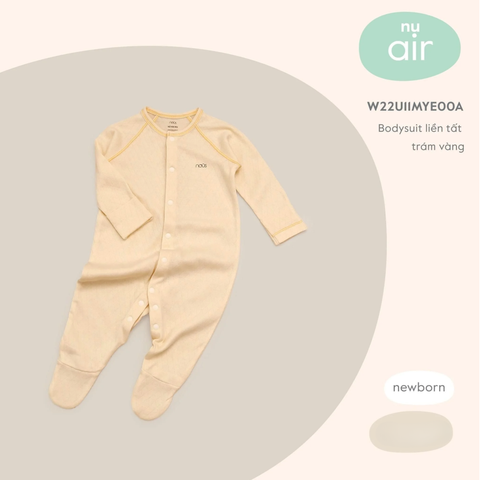  Nous - Bodysuit liền tất trám vàng NB 