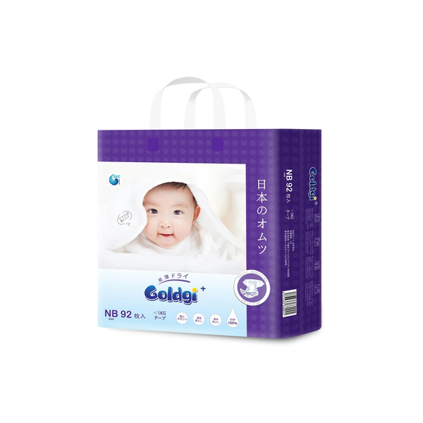  Bỉm dán cao cấp Goldgi + size NB92 