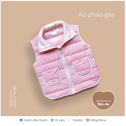  Hrnee - ÁO PHAO GILE Hồng Candy 