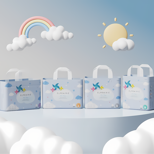  ELPRAIRIE Air Thin Tã quần size XL - 30m (XL30 12~17kg) 