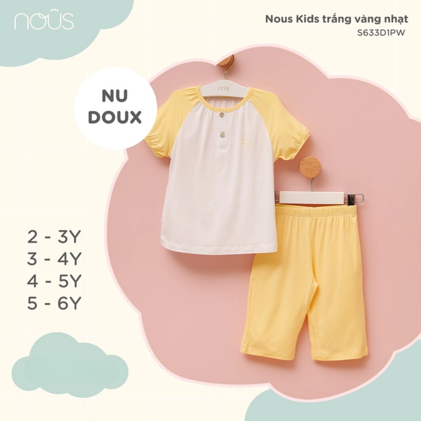  Nous kids cộc trắng vàng 2Y 