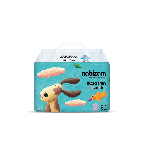  Tã Dán Nabizam Ultrathin size S - 44 miếng  (S44 4~7kg) 