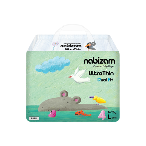  Tã Dán Nabizam Ultrathin size L - 36 miếng  (L36 9~12kg) 