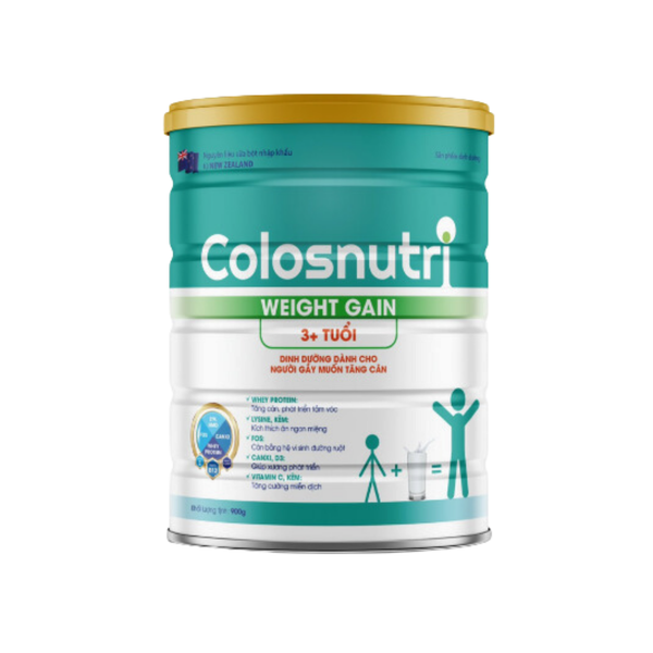  Sữa bột Colos Nutri Weight Gain (3+ tuổi) (900g) 
