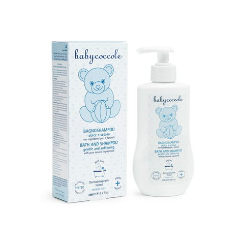  Sữa tắm gội cho bé Babycoccole hoa sen 0M+ (400ml) 