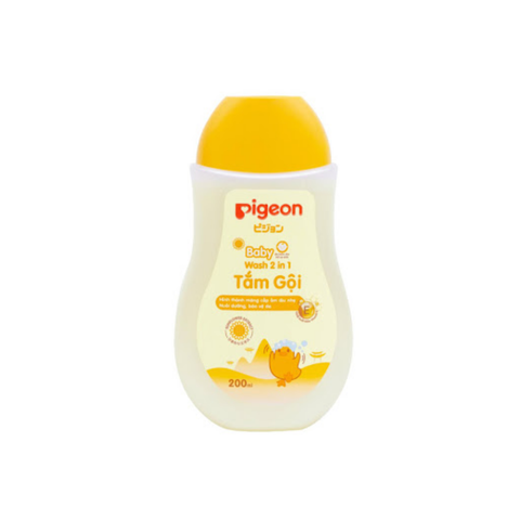 Tắm gội Pigeon 2 in 1 chiết xuất hoa hướng dương (200ml) 