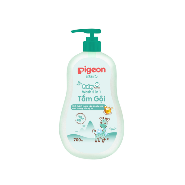  Tắm gội Pigeon 2 in 1 hương Jojoba (700ml) 